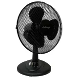 Challenge 12-Inch Desk Fan – Black Oscillating Cooling Fan - Image 1