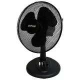 Challenge 12-Inch Desk Fan – Black Oscillating Cooling Fan - Image 3