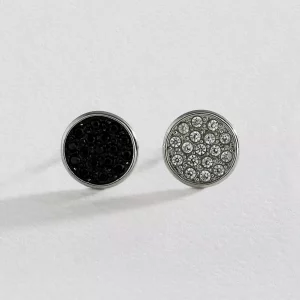 Revere Men's Cubic Zirconia Stud Earrings - 2-Pair Set for Men