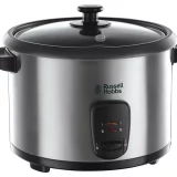 Russell Hobbs 1.8L Rice Cooker & Food Steamer – Silver Stainless Steel - Image 2