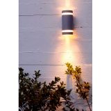 Lutec Focus Wall Light - IP44 Rated, 2 x GU10 Bulb, Dark Grey Outdoor Lighting - Image 6