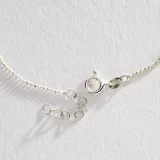 Revere Sterling Silver Anklet with Beaded Chain & Sea Star Charm - Image 3