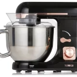 Tower T12033RG Cavaletto Stand Mixer – Black & Rose Gold, 10-Speed with Tilt-Head - Image 2