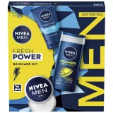 NIVEA MEN Fresh Power Skincare Gift Set – Face & Body Care Kit for Men - Image 2