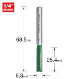 Trend 1/4" Straight Router Cutter - 6.3mm x 25.4mm, High-Precision Cutting Tool - Image 4
