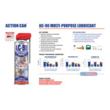 Action Can AC-90 Twinspray 500ml Lubricant – Multi-Use Spray for Lubrication & Protection - Image 2