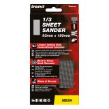 Trend Mesh Sanding Sheet 93mm x 190mm - 120G Abrasive for Wood & Metal - Image 5