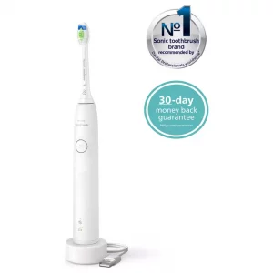 Philips Sonicare 5300 Rechargeable Toothbrush – HX7108/01, White, Pressure Sensor