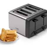 Bosch DesignLine 4-Slice Toaster – Stainless Steel (TAT4P440GB) - Image 1