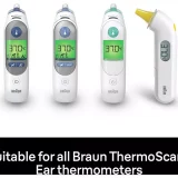 Braun LF40 Hygiene Caps for ThermoScan Ear Thermometer - 40-Pack - Image 4