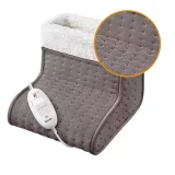Beurer Foot Warmer with Heat Settings – Taupe Fleece Design - Image 2