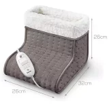Beurer Foot Warmer with Heat Settings – Taupe Fleece Design - Image 5
