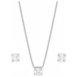 Jon Richard Rhodium Plated Open Stone Pendant and Earring Set – Elegant Jewelry Set for Women - Image 2