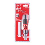 Milwaukee 9-in-1 Ratchet Screwdriver with Interchangeable Bits - Image 4