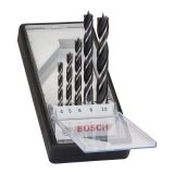 Bosch Brad Point Wood Drill Bit Set - Precision Drill Bits for Woodworking - Image 1
