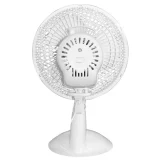 Challenge 7-Inch White Desk Fan - Compact & Powerful - Image 2