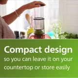 Philips HR1832/01 Compact Juicer – Black | Small Powerful Juicer - Image 8