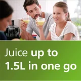 Philips HR1832/01 Compact Juicer – Black | Small Powerful Juicer - Image 7