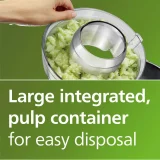 Philips HR1832/01 Compact Juicer – Black | Small Powerful Juicer - Image 4