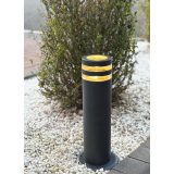 Outdoor Bollard Light GU10 by Lutec – IP44 Rated, Dark Grey Finish - Image 4