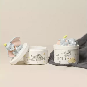 Dumbo Baby Keepsake Boxes – Disney Tooth & Curl Set