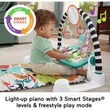 Fisher-Price Glow and Grow Kick & Play Piano Gym for Babies - Blue - Image 4