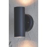 Lutec Gale Outdoor Wall Light IP44 – Dual GU10 Up & Down – Black Graphite Finish - Image 2