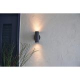 Lutec Gale Outdoor Wall Light IP44 – Dual GU10 Up & Down – Black Graphite Finish - Image 6