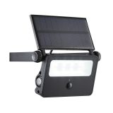 Zink 2W Solar PIR Security Light – IP44 Waterproof, 220lm Daylight White, Black - Image 3