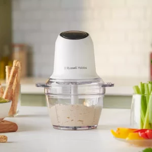 Russell Hobbs Go Create Mini Chopper 27540 - White Compact Food Processor