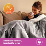 Silentnight Luxury Heated Throw – Soft Sherpa Fleece Blanket - Image 5