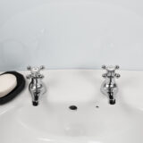 Ebb & Flo Chrome Basin Pillar Taps – Classic Look - Image 4