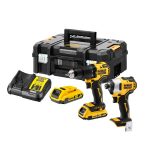 DeWalt DCK2062D2T-GB 18V XR Brushless Combi Drill & Impact Driver Kit with 2 x 2.0Ah Batteries - Image 3
