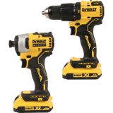 DeWalt DCK2062D2T-GB 18V XR Brushless Combi Drill & Impact Driver Kit with 2 x 2.0Ah Batteries - Image 2