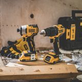 DeWalt DCK2062D2T-GB 18V XR Brushless Combi Drill & Impact Driver Kit with 2 x 2.0Ah Batteries - Image 6