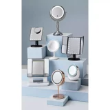 Danielle Creations Rose Gold Makeup Mirror with Light - Image 6