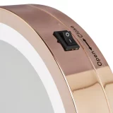 Danielle Creations Rose Gold Makeup Mirror with Light - Image 7