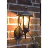 Lutec Corniche Outdoor Wall Lantern – IP44 Rated, E27 Socket, Black Finish - Image 3
