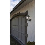 Lutec Corniche Outdoor Wall Lantern – IP44 Rated, E27 Socket, Black Finish - Image 5