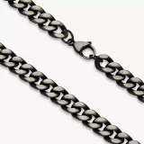 Revere Men's Vintage Stainless Steel Curb Chain Necklace - Image 1