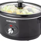 Cookworks 3.5 Litre Slow Cooker – Black | Family Size - Image 1