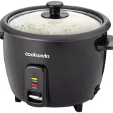 Cookworks Compact 1.5L Rice Cooker – Black Color, Easy Cook - Image 2