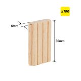 Trend Beechwood Loose Tenons 6x30mm for Woodworking - Strong & Durable - Image 8