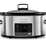 Crockpot 5.6L Stainless Steel Time Select Slow Cooker - Adjustable Timer - Image 2