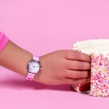 Tikkers Girls’ Pink Heart Watch, Bracelet & Purse Gift Set - Image 3