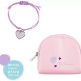 Tikkers Girls’ Pink Heart Watch, Bracelet & Purse Gift Set - Image 6