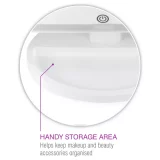 Rio LED Makeup Mirror with Adjustable Magnification - Image 4
