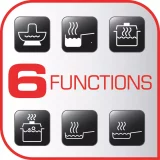 Tefal IH201840 Induction Hob – 2 Zones, Black, Touch Control - Image 4