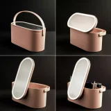 Rio Illuminated Makeup Box with LED Mirror - Image 6