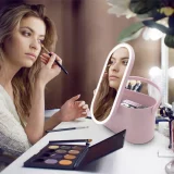 Rio Illuminated Makeup Box with LED Mirror - Image 1
